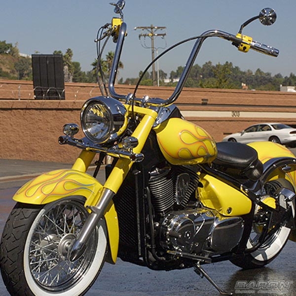 yamaha v star 1100 ape hanger kit